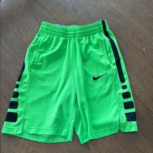Nike Kids Green Athletic Shorts